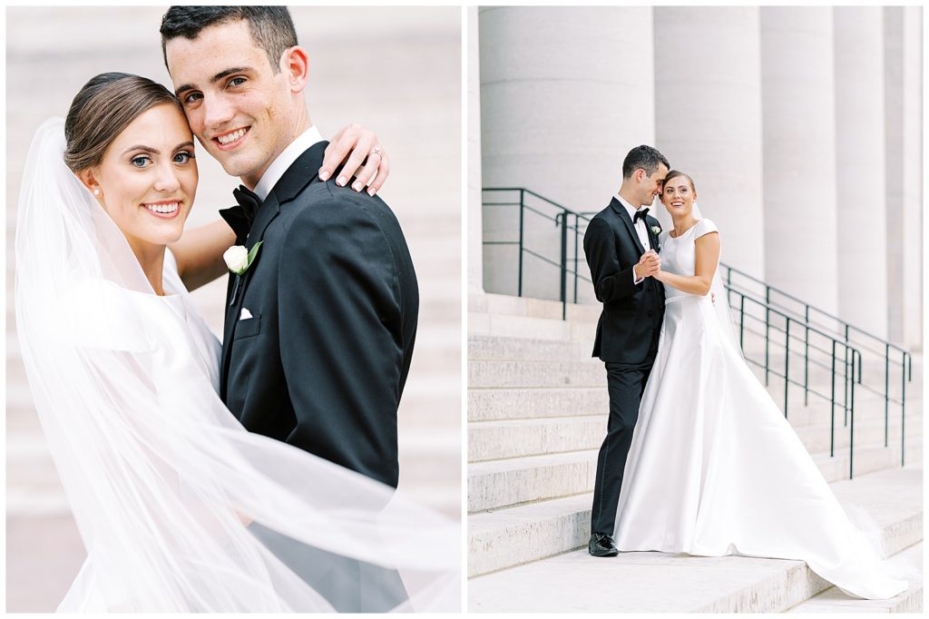 ohio statehouse wedding portraits