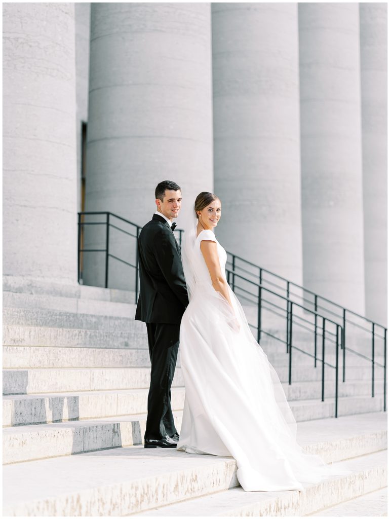 ohio statehouse wedding portraits